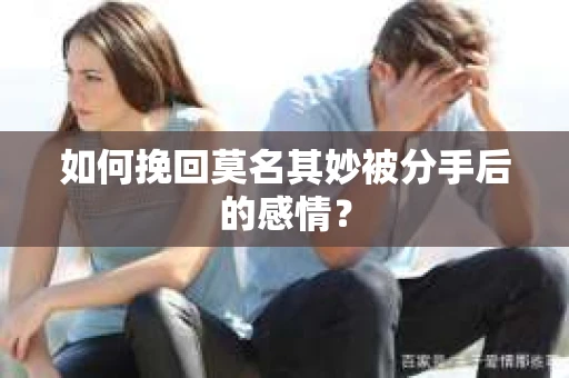 如何挽回莫名其妙被分手后的感情？