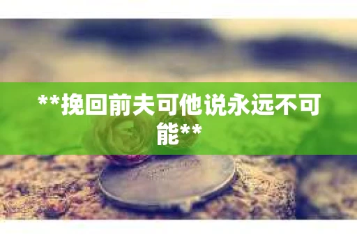**挽回前夫可他说永远不可能** **挽回前夫可他说永远不可能**