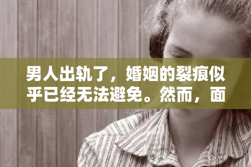 男人出轨了，婚姻的裂痕似乎已经无法避免。然而，面对这样的困境，我们是否真的无路可走？今天，就让我们一起来探讨一下，男人出轨了，我们该如何挽回他。