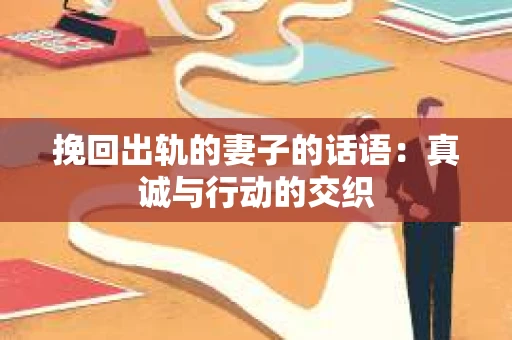挽回出轨的妻子的话语：真诚与行动的交织