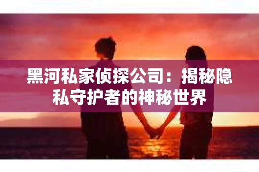 黑河私家侦探公司:揭秘隐私守护者的神秘世界 黑河私家侦探公司:揭秘隐私守护者的神秘世界