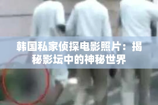韩国私家侦探电影照片：揭秘影坛中的神秘世界