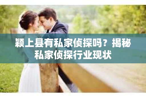 颖上县有私家侦探吗？揭秘私家侦探行业现状