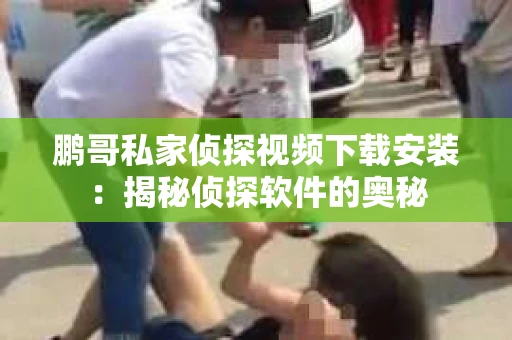 鹏哥私家侦探视频下载安装：揭秘侦探软件的奥秘