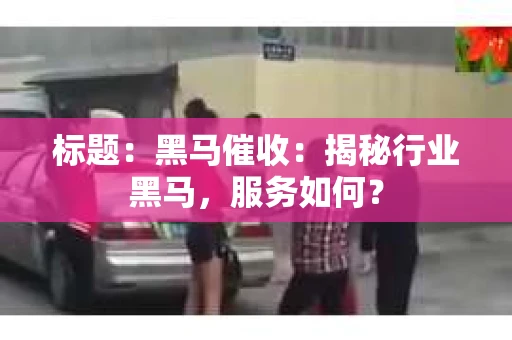 标题：黑马催收：揭秘行业黑马，服务如何？