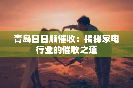 青岛日日顺催收：揭秘家电行业的催收之道