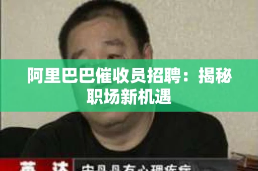 阿里巴巴催收员招聘：揭秘职场新机遇