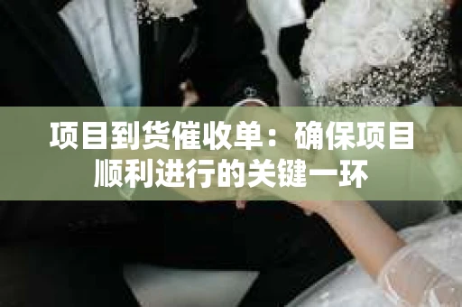 项目到货催收单：确保项目顺利进行的关键一环