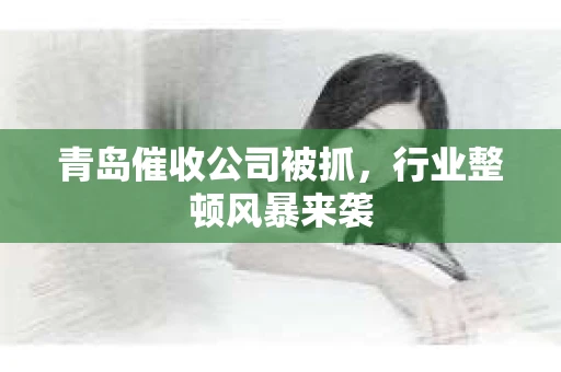 青岛催收公司被抓,行业整顿风暴来袭 青岛催收公司被抓,行业整顿风暴来袭