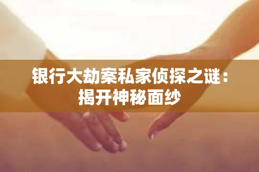 银行大劫案私家侦探之谜：揭开神秘面纱