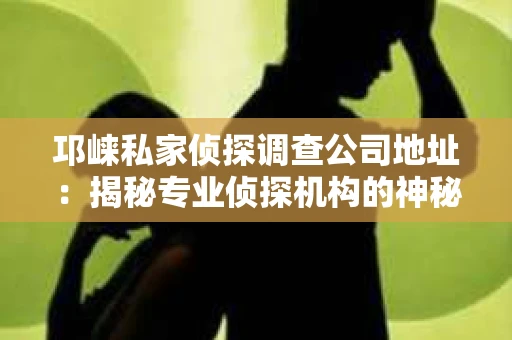 邛崃私家侦探调查公司地址：揭秘专业侦探机构的神秘面纱