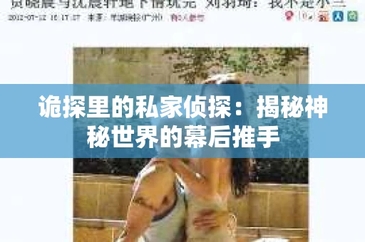 诡探里的私家侦探：揭秘神秘世界的幕后推手