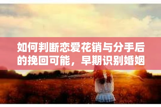 如何判断恋爱花销与分手后的挽回可能，早期识别婚姻危机的关键信号