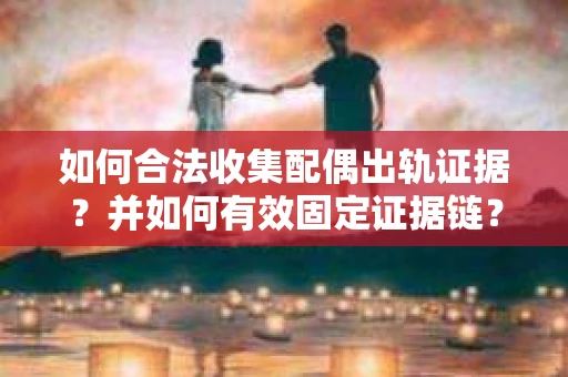如何合法收集配偶出轨证据？并如何有效固定证据链？