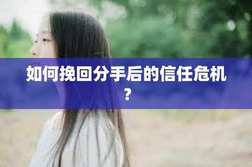 如何挽回分手后的信任危机? 如何挽回分手后的信任危机?