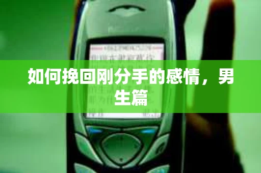 如何挽回刚分手的感情，男生篇