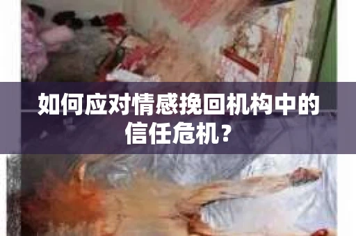 如何应对情感挽回机构中的信任危机？